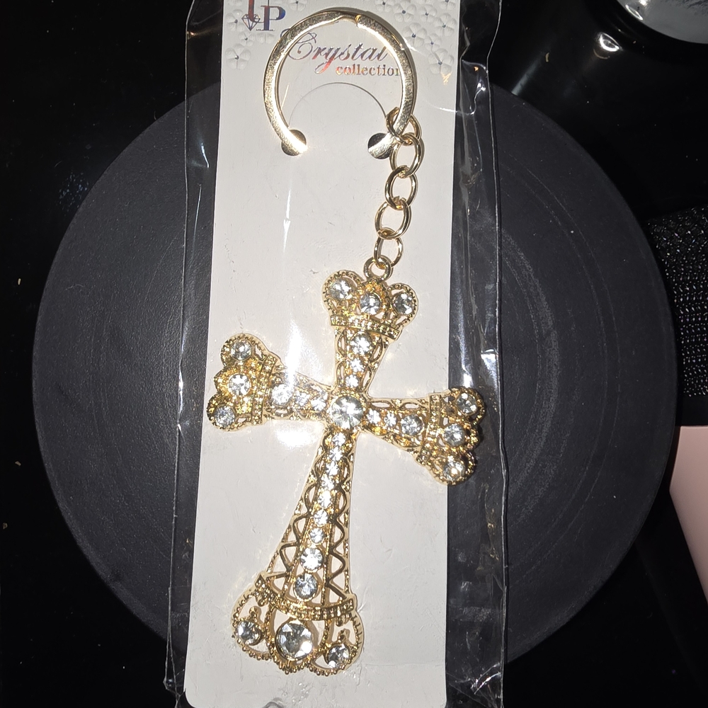 Crystal Collection Gold Key Holder